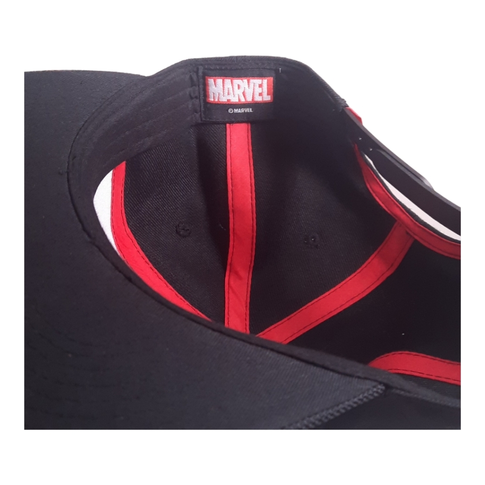 Marvel Superhero Cartoon Kawaii Character Baseball Cap Black Wool Blend 115665 - Picture 12 of 13